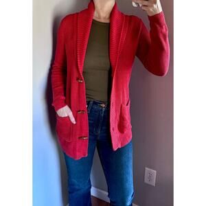Womens Lauren Ralph Lauren Button Down Cardigan/Sweater with Pockets Size S